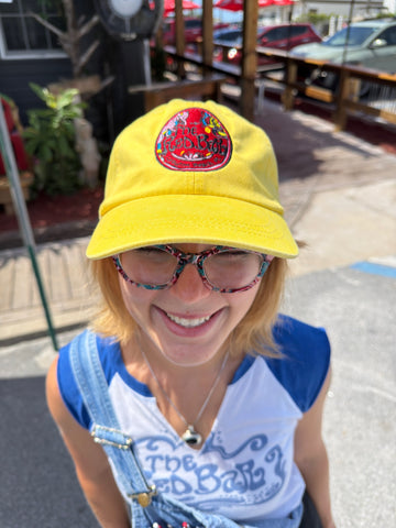 Embroidered Yellow Hat