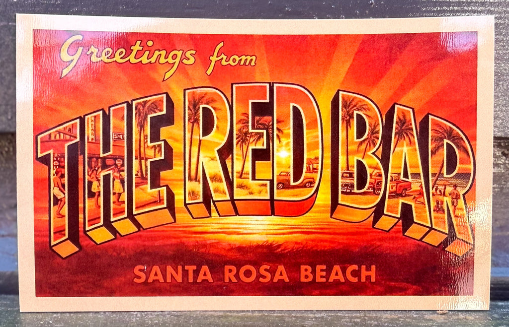 Red Bar Horizon Sticker